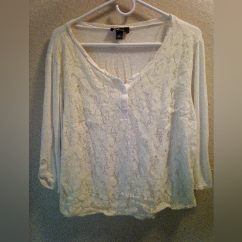 AGB Lace Blouse Size 3X